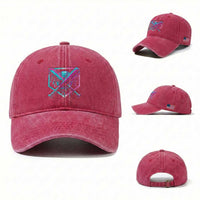 Baseball Drip Ice Cream Dripping Washed Cotton Baseball Cap