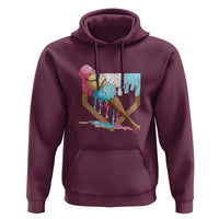 Baseball Home Ice Cream Dripping Hoodie