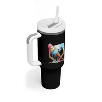Baseball Home Ice Cream Dripping Tumbler With Handle