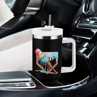 Baseball Home Ice Cream Dripping Tumbler With Handle