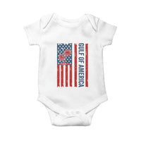 Funny Gulf Of US America Est 2025 Baby Onesie USA American Flag