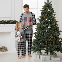 Funny Gulf Of US America Est 2025 Plaid Pajama Set USA American Flag - Wonder Print Shop