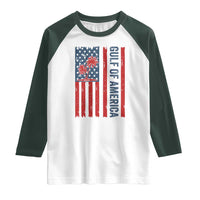Funny Gulf Of US America Est 2025 Raglan Shirt USA American Flag