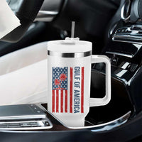 Funny Gulf Of US America Est 2025 Tumbler With Handle USA American Flag