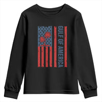Funny Gulf Of US America Est 2025 Youth Sweatshirt USA American Flag