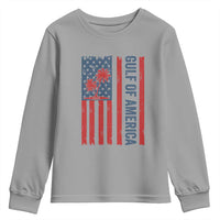 Funny Gulf Of US America Est 2025 Youth Sweatshirt USA American Flag