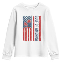 Funny Gulf Of US America Est 2025 Youth Sweatshirt USA American Flag