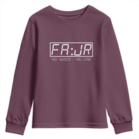 Fajr Time Muslim Youth Sweatshirt Ramadan Mubarak Kareem