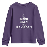 Keep Calm It's Ramadan Youth Sweatshirt Kareem Eid Mubarek Islamic Muslims