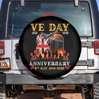 VE Day 80th Anniversary Spare Tire Cover 2025 Celebration Union Flag WWII Remembrance