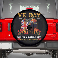 VE Day 80th Anniversary Spare Tire Cover 2025 Celebration Union Flag WWII Remembrance