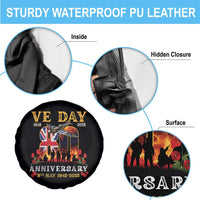 VE Day 80th Anniversary Spare Tire Cover 2025 Celebration Union Flag WWII Remembrance