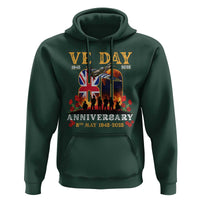 VE Day 80th Anniversary Hoodie 2025 Celebration Union Flag WWII Remembrance
