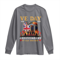 VE Day 80th Anniversary Long Sleeve Shirt 2025 Celebration Union Flag WWII Remembrance