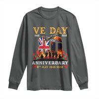 VE Day 80th Anniversary Long Sleeve Shirt 2025 Celebration Union Flag WWII Remembrance