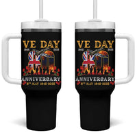 VE Day 80th Anniversary Tumbler With Handle 2025 Celebration Union Flag WWII Remembrance