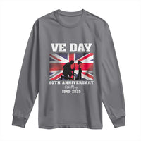 VE Day 80th Anniversary Long Sleeve Shirt Victory in Europe Union Flag WWII Remembrance