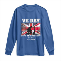 VE Day 80th Anniversary Long Sleeve Shirt Victory in Europe Union Flag WWII Remembrance