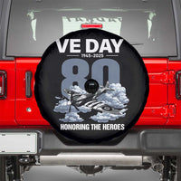 VE Day 80th Anniversary Spare Tire Cover 2025 Celebration WWII Remembrance Retro