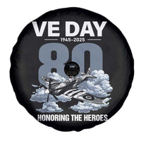 VE Day 80th Anniversary Spare Tire Cover 2025 Celebration WWII Remembrance Retro