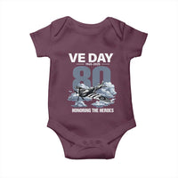 VE Day 80th Anniversary Baby Onesie 2025 Celebration WWII Remembrance Retro