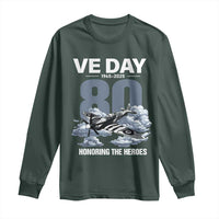 VE Day 80th Anniversary Long Sleeve Shirt 2025 Celebration WWII Remembrance Retro