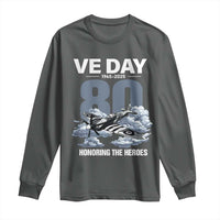 VE Day 80th Anniversary Long Sleeve Shirt 2025 Celebration WWII Remembrance Retro
