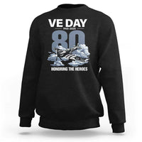 VE Day 80th Anniversary Sweatshirt 2025 Celebration WWII Remembrance Retro