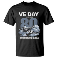 VE Day 80th Anniversary T Shirt 2025 Celebration WWII Remembrance Retro