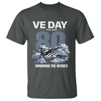 VE Day 80th Anniversary T Shirt 2025 Celebration WWII Remembrance Retro