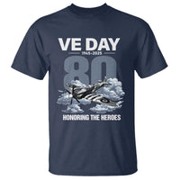 VE Day 80th Anniversary T Shirt 2025 Celebration WWII Remembrance Retro