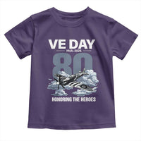 VE Day 80th Anniversary Toddler T Shirt 2025 Celebration WWII Remembrance Retro