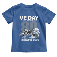 VE Day 80th Anniversary Toddler T Shirt 2025 Celebration WWII Remembrance Retro