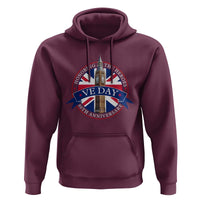 VE Day 80th Anniversary Hoodie WWII Remembrance 2025 Celebrations London