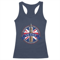 VE Day 80th Anniversary Racerback Tank Top WWII Remembrance 2025 Celebrations London