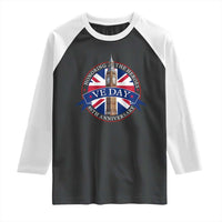 VE Day 80th Anniversary Raglan Shirt WWII Remembrance 2025 Celebrations London