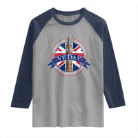 VE Day 80th Anniversary Raglan Shirt WWII Remembrance 2025 Celebrations London