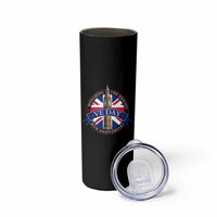 VE Day 80th Anniversary Skinny Tumbler WWII Remembrance 2025 Celebrations London