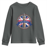 VE Day 80th Anniversary Youth Sweatshirt WWII Remembrance 2025 Celebrations London