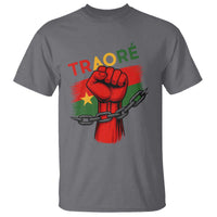Traoré 2025 Burkina Faso Flag T Shirt Raised Fist Broken Chains