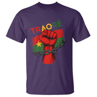 Traoré 2025 Burkina Faso Flag T Shirt Raised Fist Broken Chains