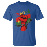 Traoré 2025 Burkina Faso Flag T Shirt Raised Fist Broken Chains
