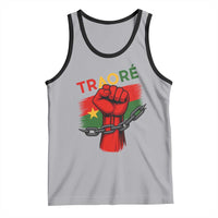 Traoré 2025 Burkina Faso Flag Tank Top Raised Fist Broken Chains