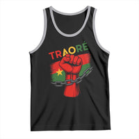 Traoré 2025 Burkina Faso Flag Tank Top Raised Fist Broken Chains
