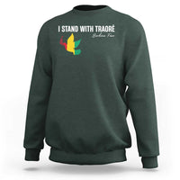 I Stand With Traoré Sweatshirt Burkina Faso Peace Dove