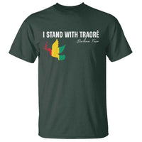 I Stand With Traoré T Shirt Burkina Faso Peace Dove