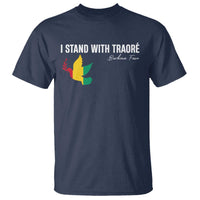 I Stand With Traoré T Shirt Burkina Faso Peace Dove