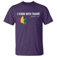 I Stand With Traoré T Shirt Burkina Faso Peace Dove