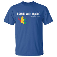 I Stand With Traoré T Shirt Burkina Faso Peace Dove