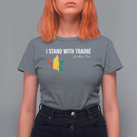 I Stand With Traoré T Shirt For Women Burkina Faso Peace Dove